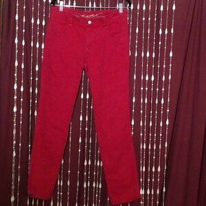Size 10 Vintage Old Navy Red Jeans - The Sweetheart